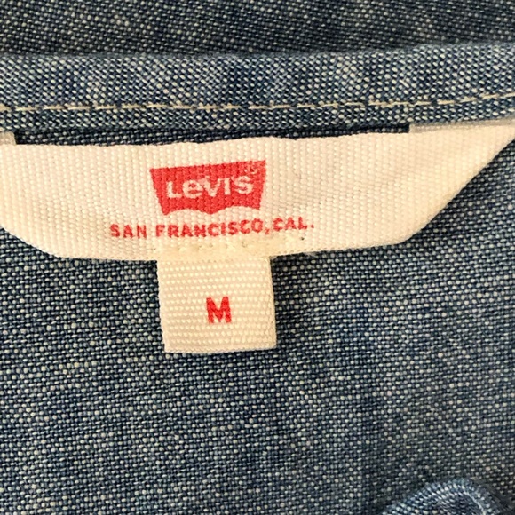 Levi’s Rachel Flutter - sleeveless top blouse size M - Picture 8 of 11